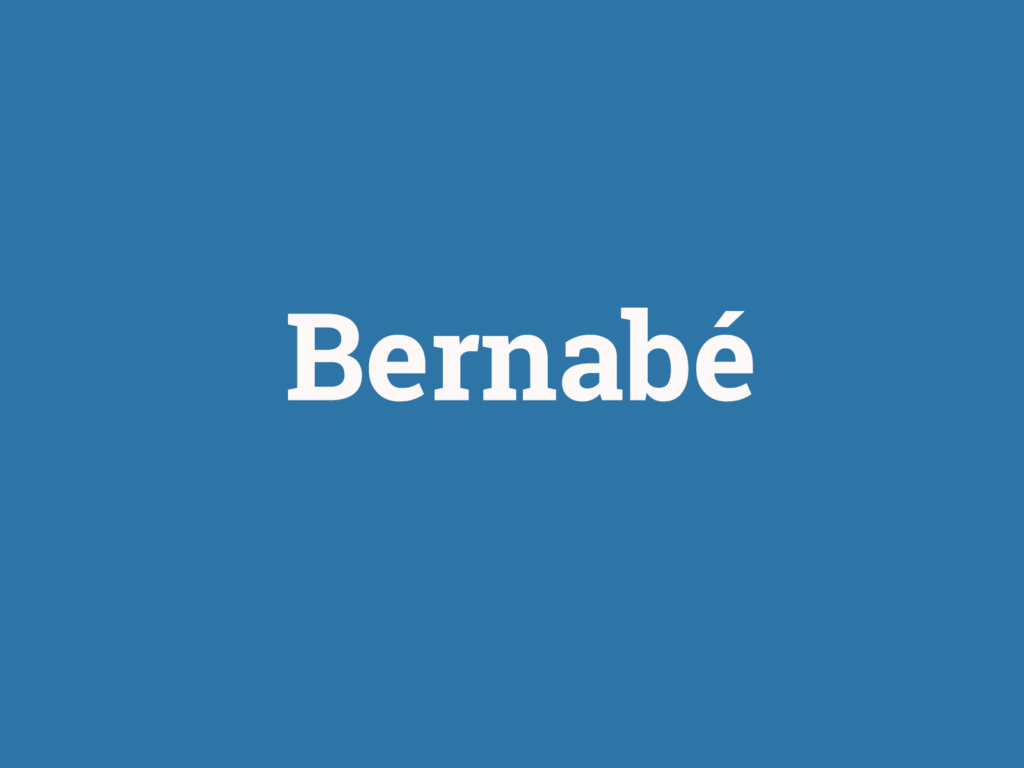 Serie Bernabé