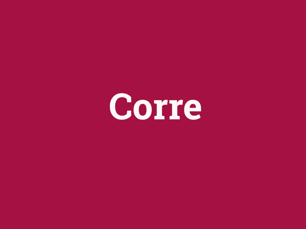 Serie Corre